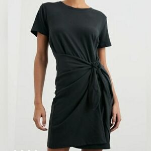 Rails Black Knot-Front Mini Dress